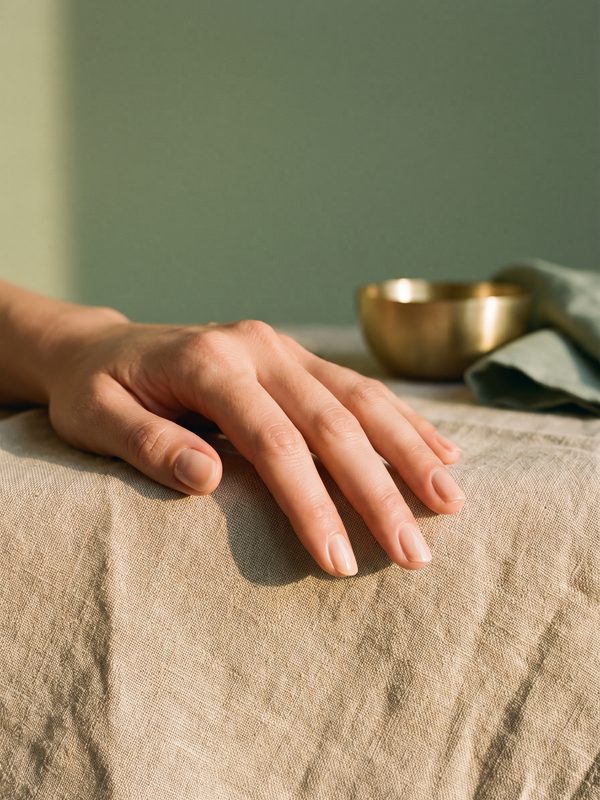 Gepflegte Nagelhaut und saubere Nagelform nach der Maniküre